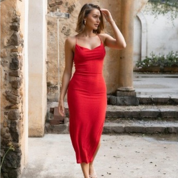 Petal & Pup Dresses & Skirts - NEW Petal and Pup Dixie Bodycon Dress in Red